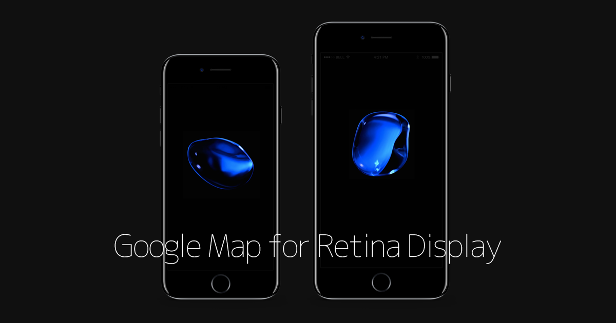 Google MapのマーカーをRetina対応にする方法